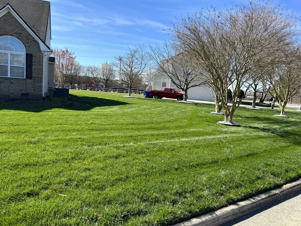 Professional outdoor landscaping for residential properties in Hampton, VA by First Class Cuts