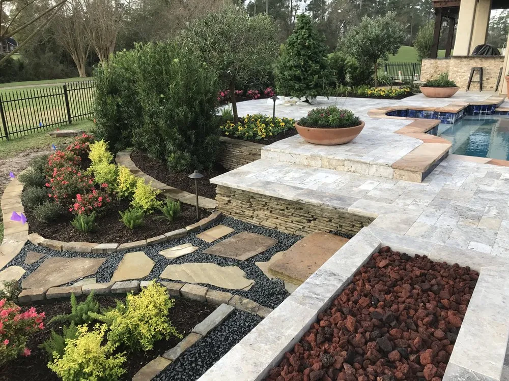 Professional lawn care service for year-round maintenance across Klein, TX - First Class Design Group