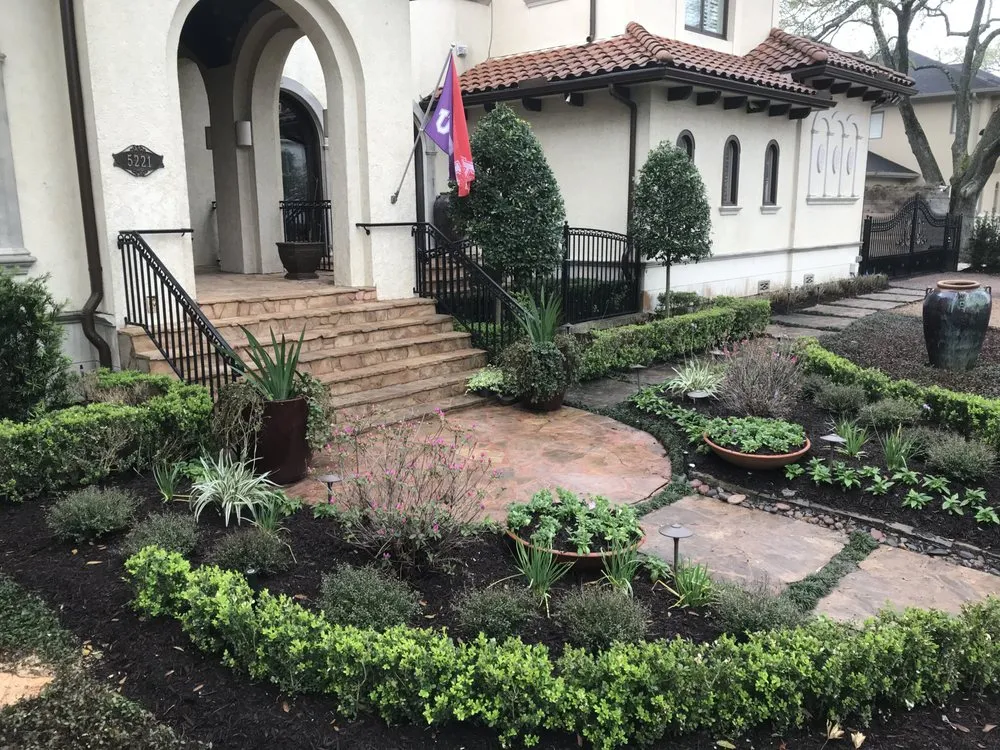 Custom lawn mowing service for beautiful yards across Klein, TX - First Class Design Group