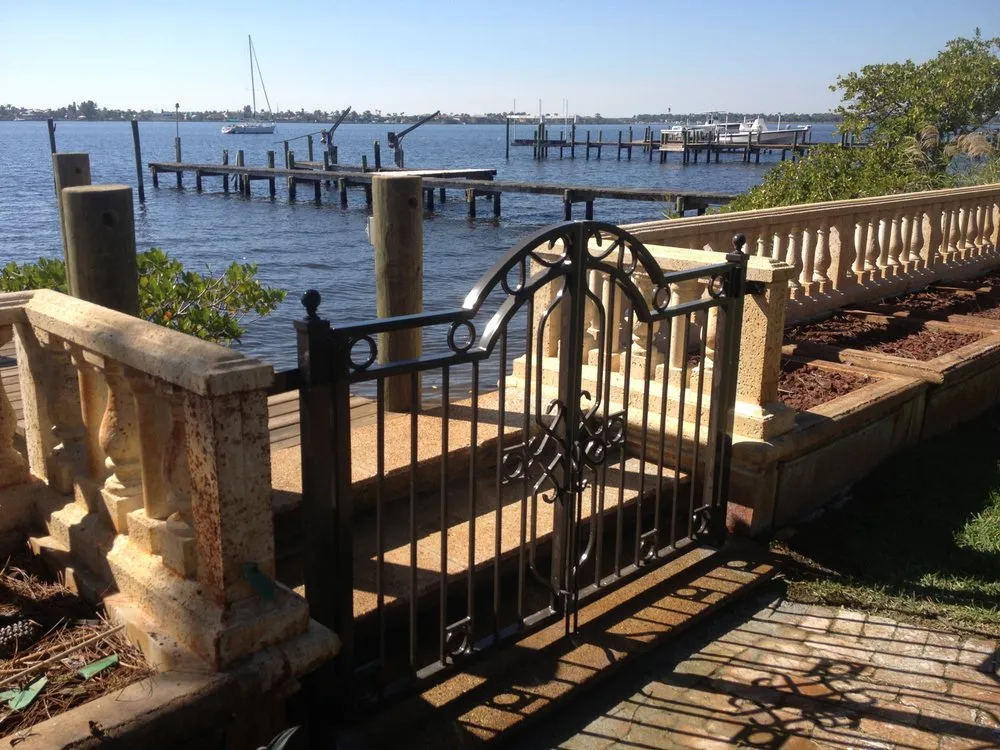 Custom outdoor landscaping for outdoor upgrades in Sunrise, FL by First Class Fence & Rail