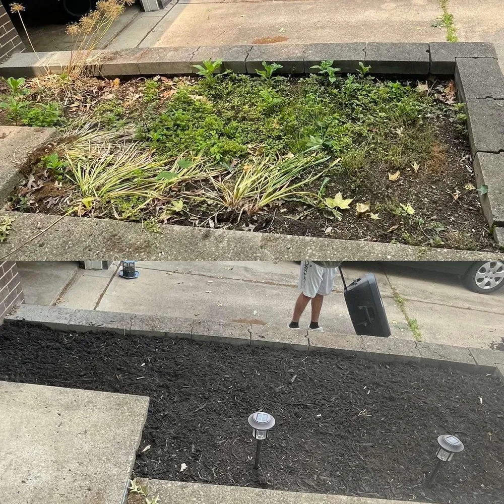 Local lawn mowing service with custom design in Bridgeville, PA by First Class Home and Lawncare