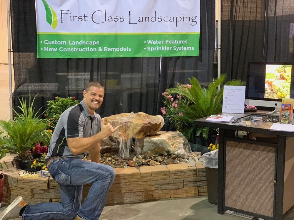 Expert yard cleanup service with custom design across Santa Clara, UT - First Class Landscaping