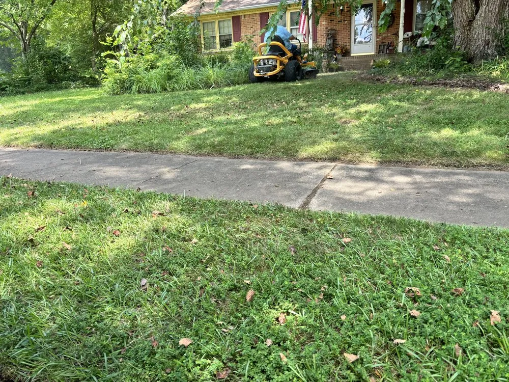 Reliable lawn mowing service for year-round maintenance in Chesapeake, VA by First Class Lawn Maintenance