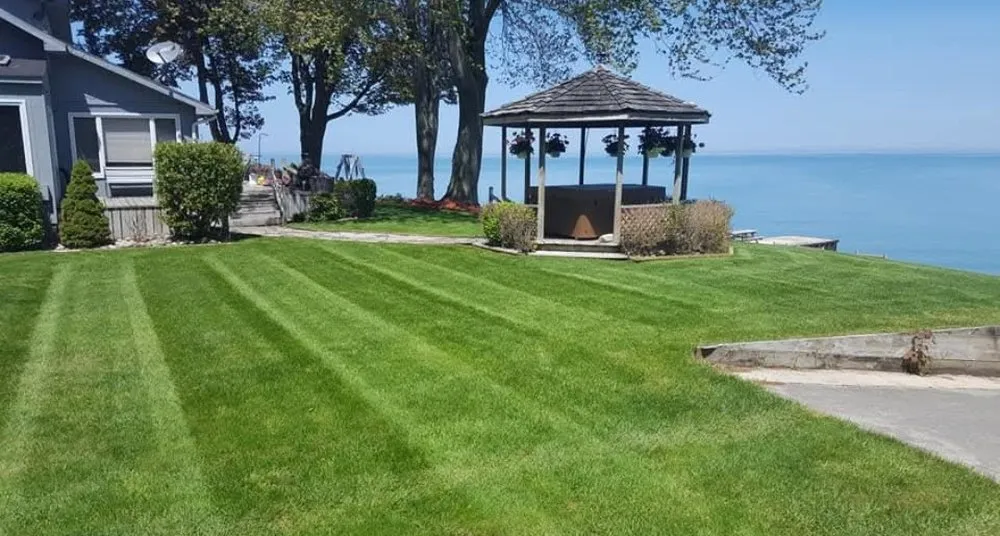 Professional lawn care service for homes in Port Huron, MI by First Class Lawn Maintenance