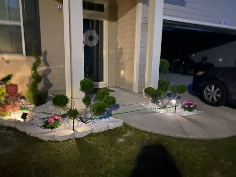 Custom landscape installation for homes across Jacksonville, FL - First Cut Lawn Service