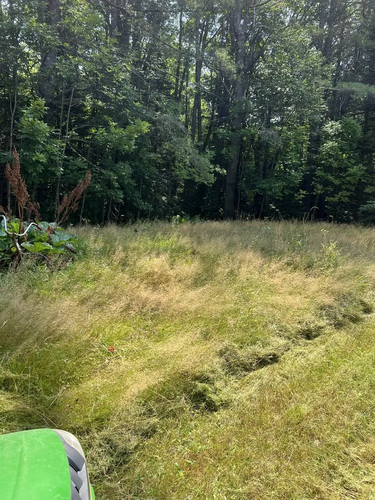 Trusted lawn mowing service for beautiful yards in New Gloucester, ME by First Due Yard Care