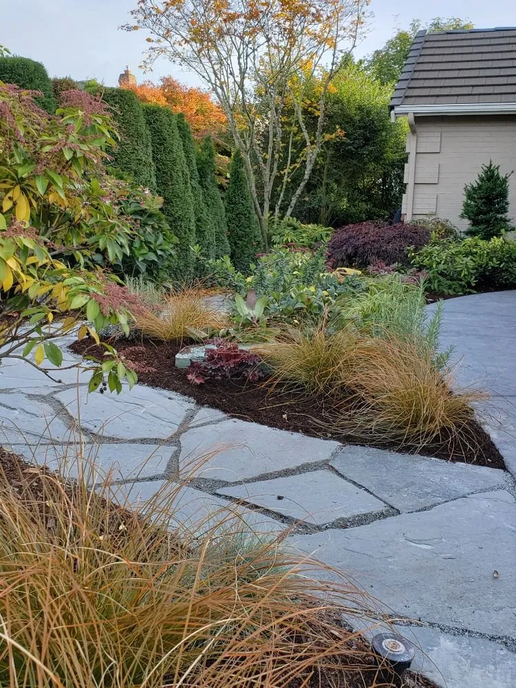 Professional landscape installation for outdoor upgrades in Mukilteo, WA by First Fruits Landscaping