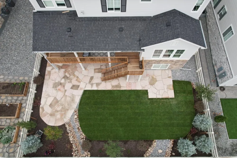 Expert landscaping services for beautiful yards in Commerce City, CO by First Impression Landscaping