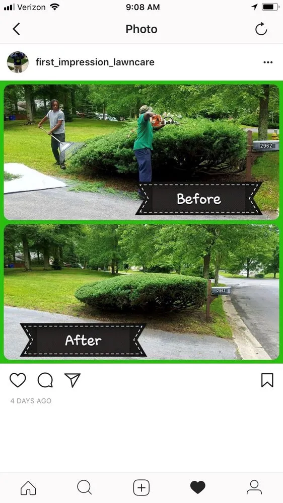 Custom residential landscaping in Waldorf, MD by First Impression Lawn Care
