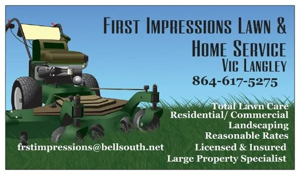 First Impression Lawn Service Logo