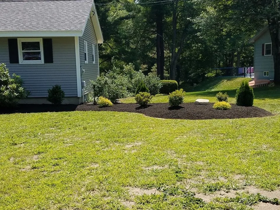 Custom landscape design in Lowell, MA by First Impressions Landscaping