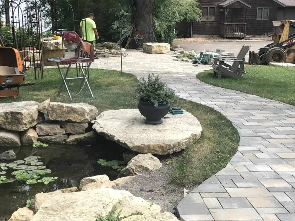 Professional outdoor landscaping for outdoor upgrades in Saint Paul, MN by First Impressions Landscaping