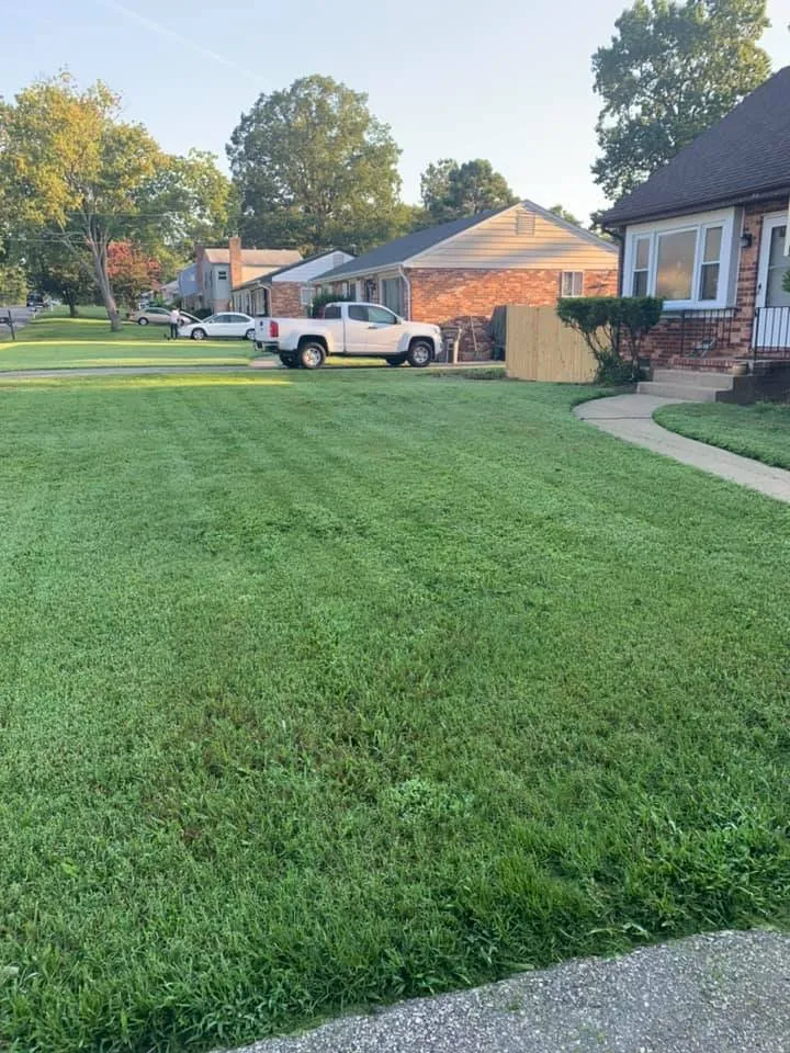 Custom lawn care service with custom design in Richmond, VA by First Kings Lawn Care Services