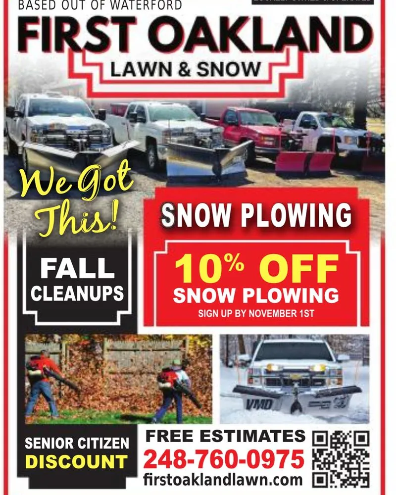 Professional lawn care service experts serving Waterford, MI - First Oakland Lawn and Snow