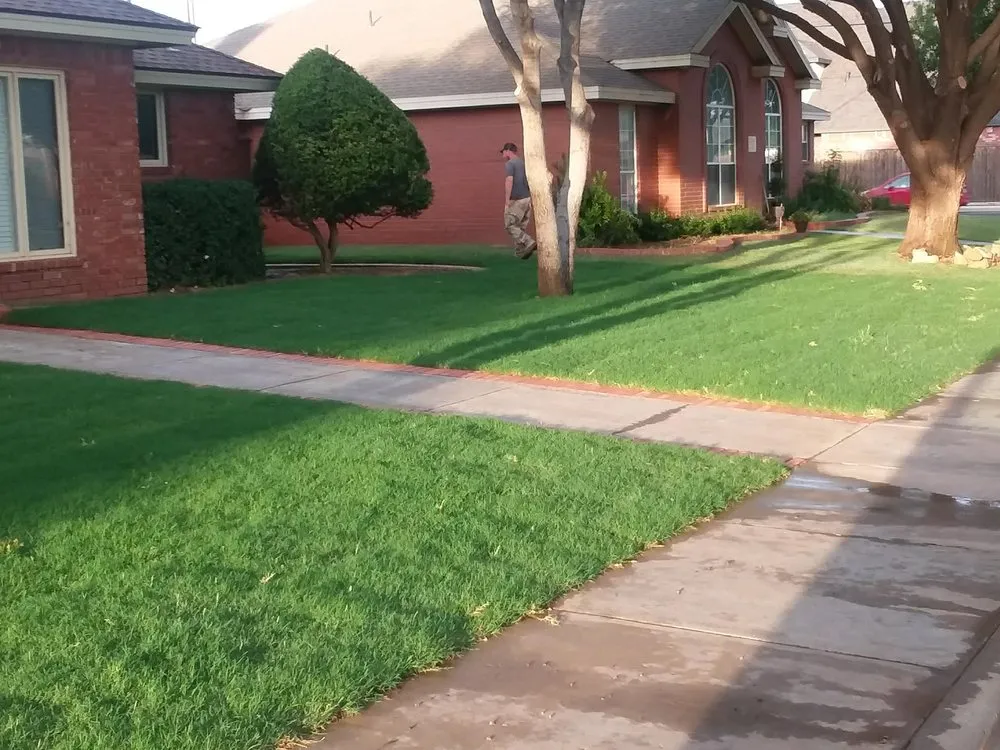 Local lawn mowing service for residential properties across Lubbock, TX - First Shot Solutions