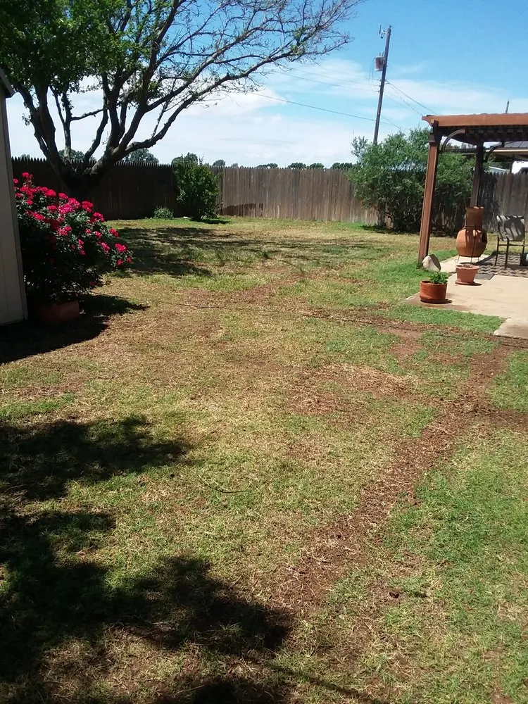 Custom outdoor landscaping with custom design across Lubbock, TX - First Shot Solutions