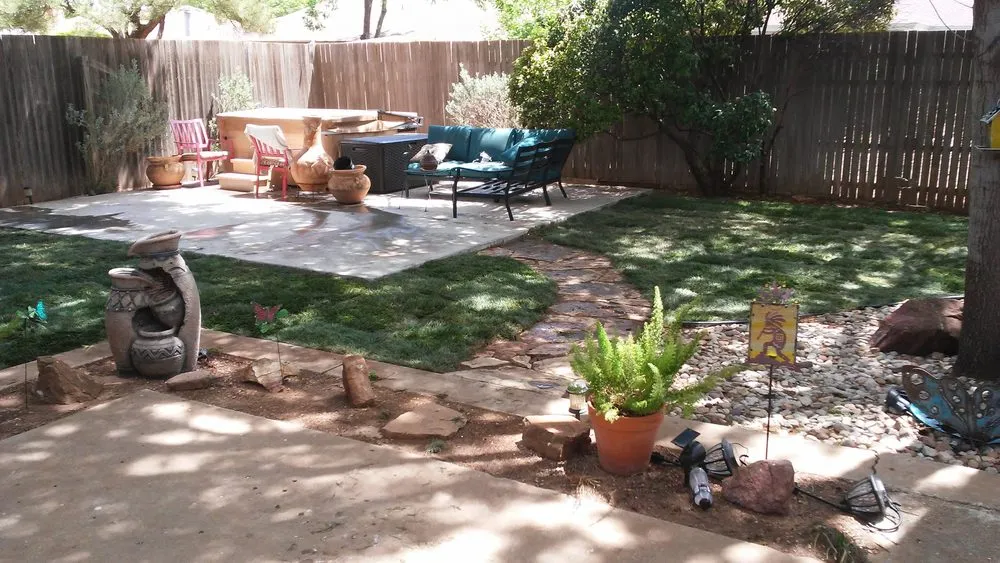 Expert outdoor landscaping in Lubbock, TX - First Shot Solutions