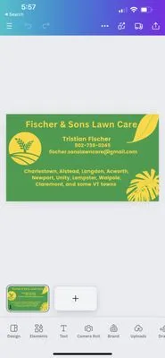 Fischer & Sons Lawncare Logo