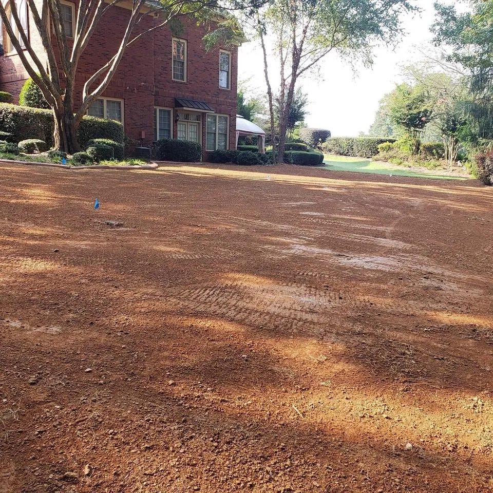 Professional landscape installation in Hoschton, GA by Fischer Landscape