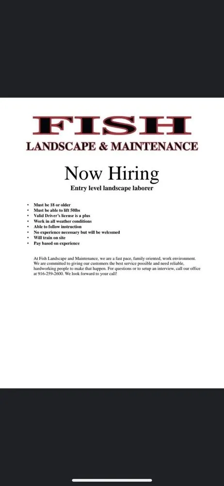 Trusted lawn mowing service in Rocklin, CA - Fish Landscape & Maintenance