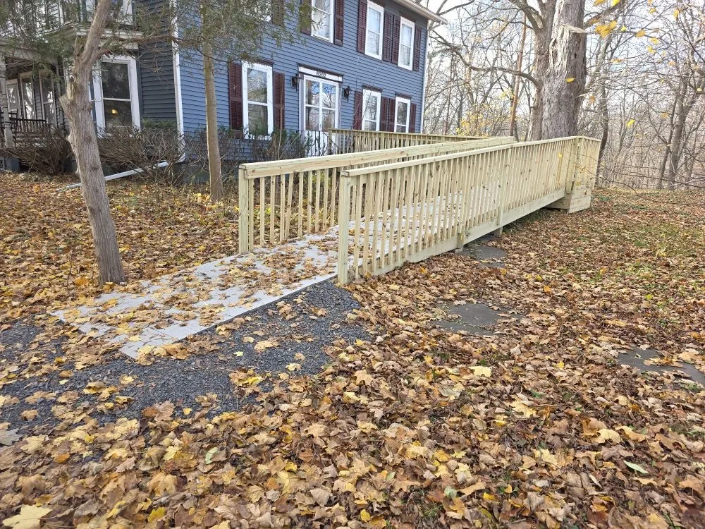 Affordable landscaping services for homes in Churchville, NY by Fisher Fixes It