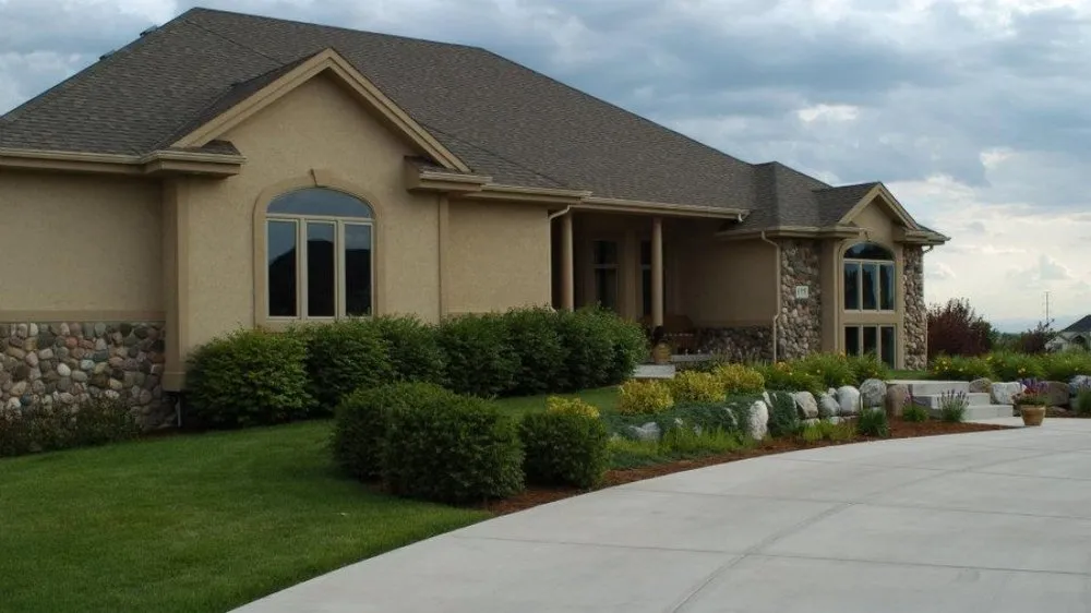Professional landscape installation for homes in Greeley, CO by Fisher Landscaping