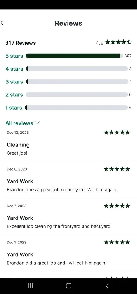 Custom yard cleanup service in Alton, IL by Fisher Lawncare and Hauling