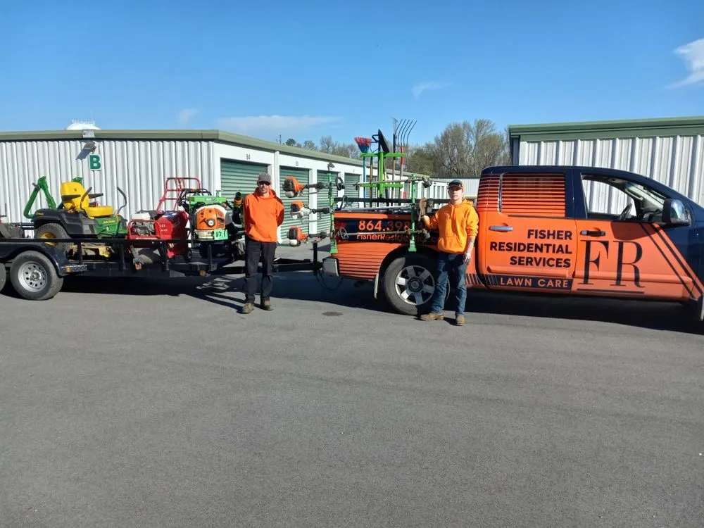 Local lawn mowing service for year-round maintenance in Lexington, SC by Fisher Residential Lawn Services