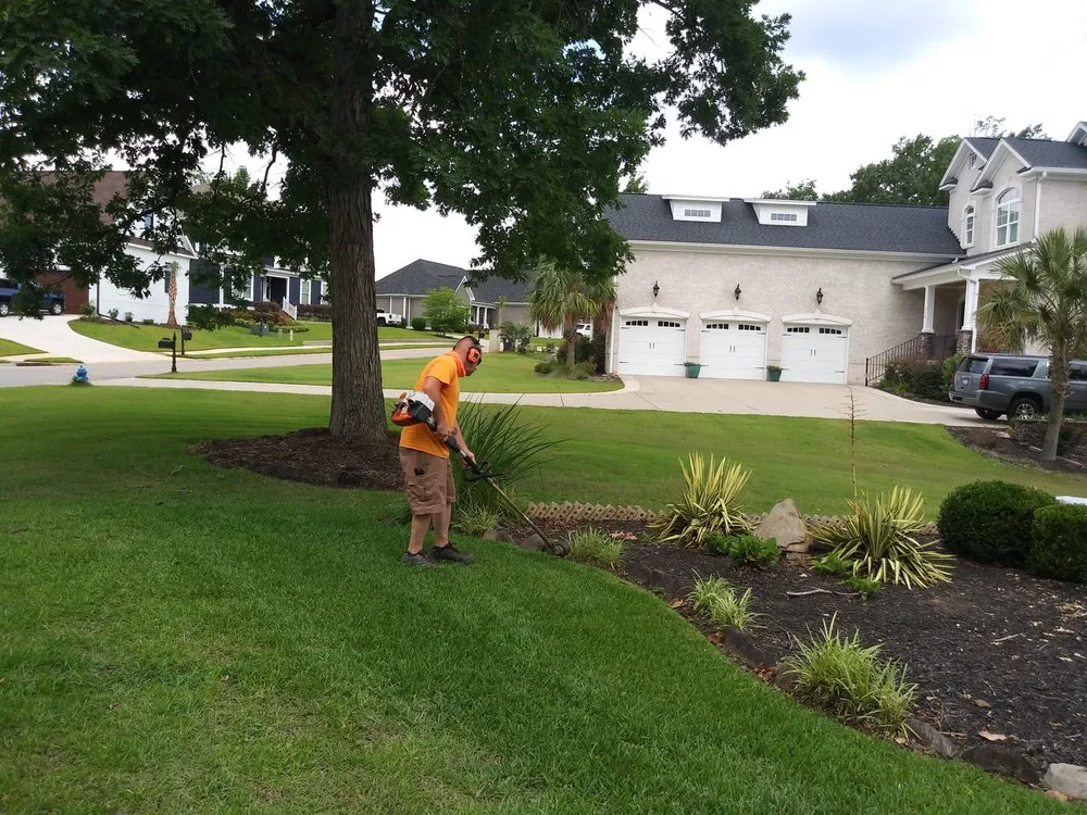 Professional outdoor landscaping in Lexington, SC by Fisher Residential Lawn Services