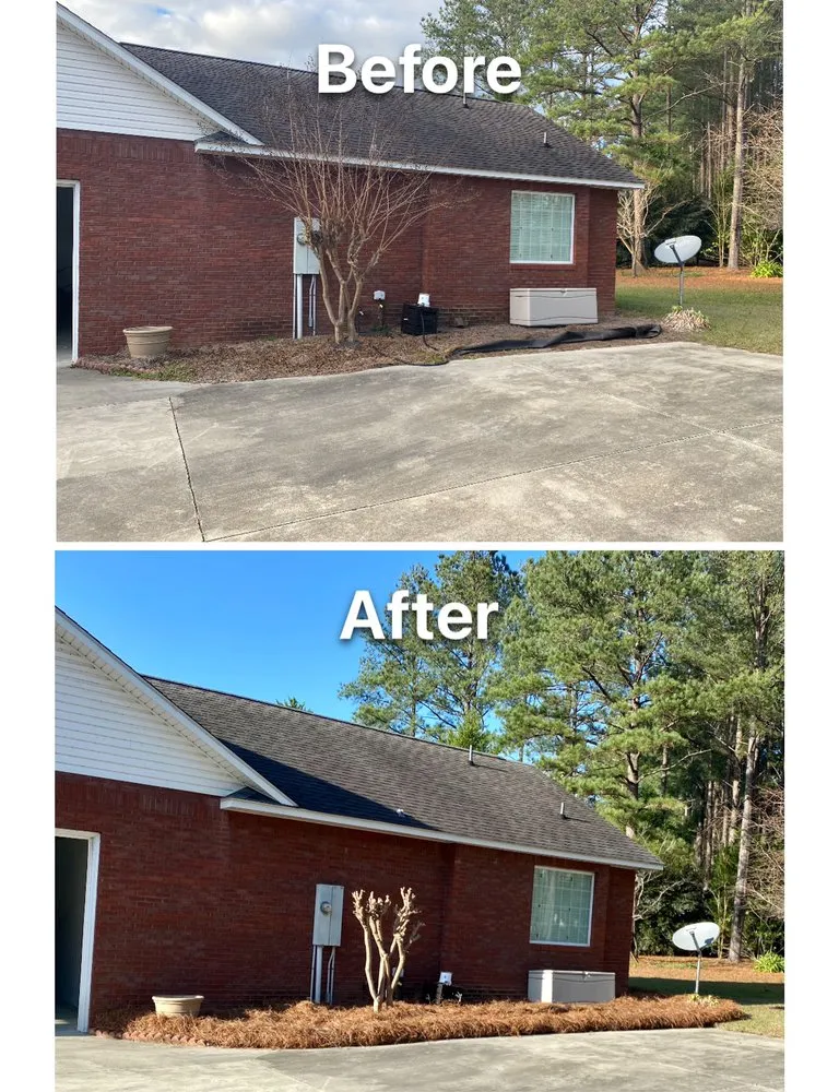 Custom lawn mowing service with custom design across Fitzgerald, GA - Fitzgerald Lawn Solutions