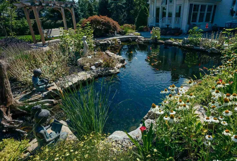 Affordable outdoor landscaping for year-round maintenance in Green Brook, NJ by Fitz's Fish Ponds