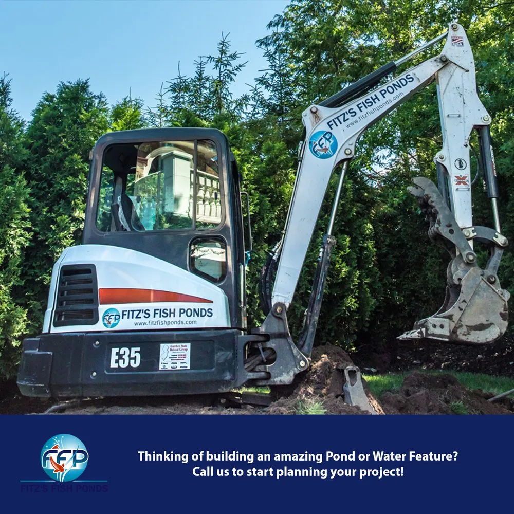 Trusted outdoor landscaping near you in Green Brook, NJ by Fitz's Fish Ponds