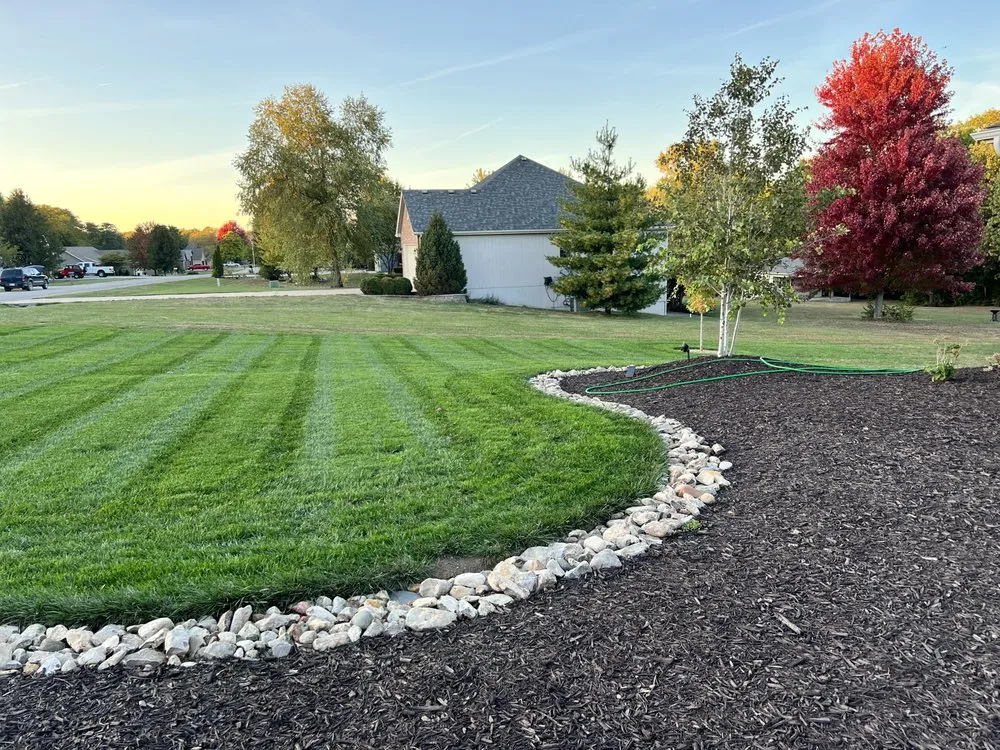 Professional residential landscaping for residential properties in Trimble, MO by Five Crown Turf & Landscape