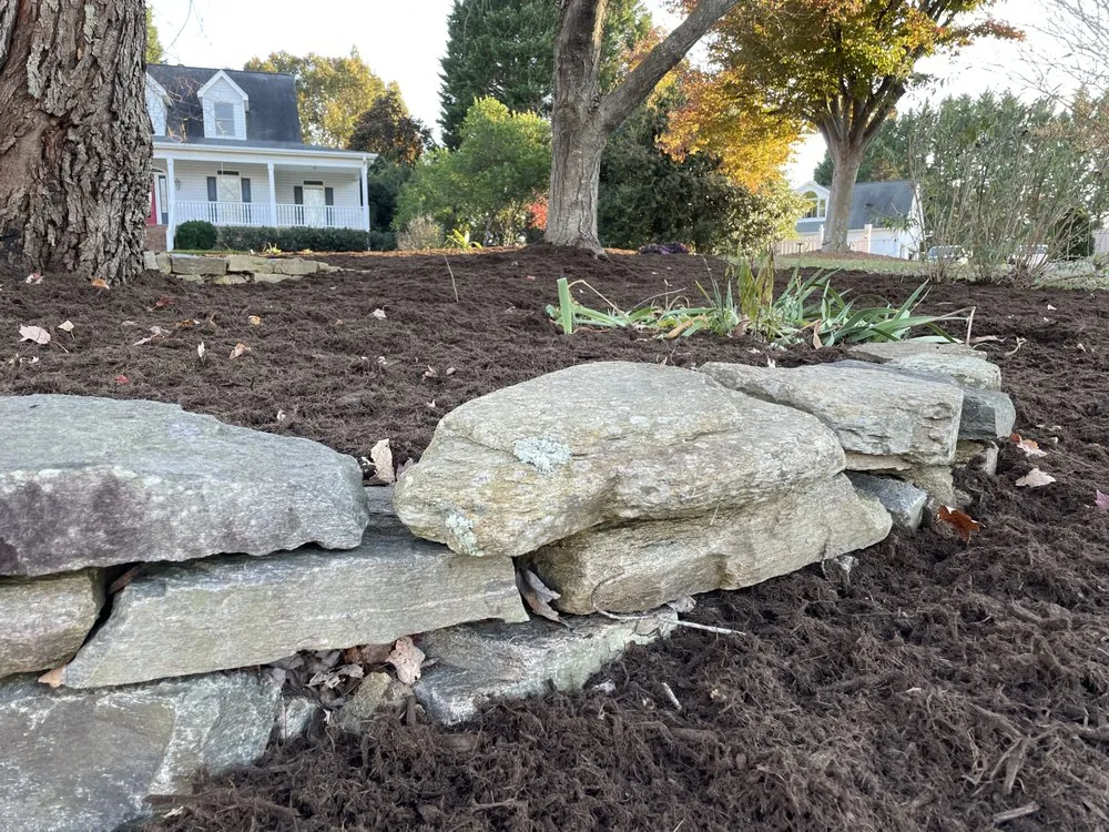 Custom landscape design in Simpsonville, SC by Five Forks Lawn Care