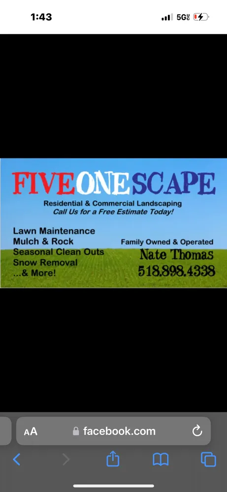 Professional landscape installation with custom design in Watervliet, NY by Five one scape