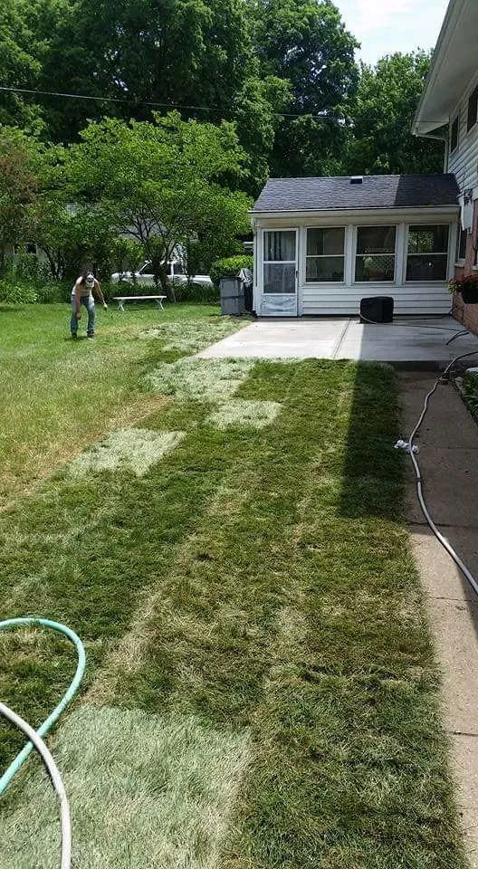 Local landscape installation in West Carrollton, OH by Five Seasons