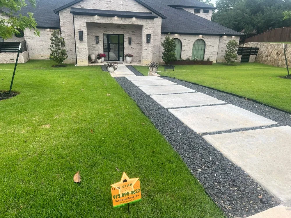 Top-rated yard cleanup service for outdoor upgrades in Rockwall, TX by Five Star Fertilizing & Weed Control