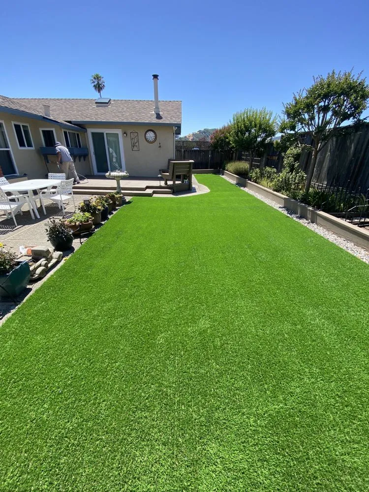 Affordable garden landscaping with custom design in Vallejo, CA by Five Star Landscaping