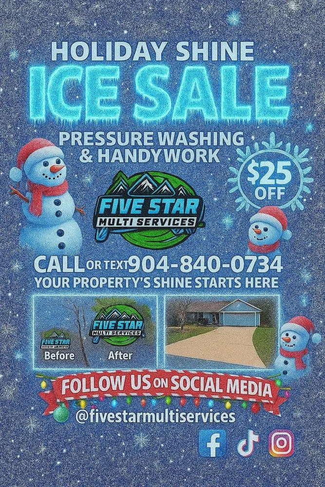 Custom landscape installation for homes across Jacksonville, FL - Five Star Multi Services