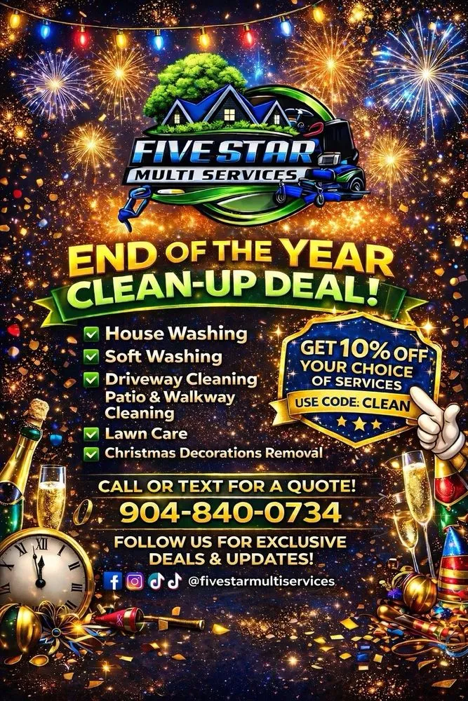 Affordable garden landscaping experts serving Jacksonville, FL - Five Star Multi Services