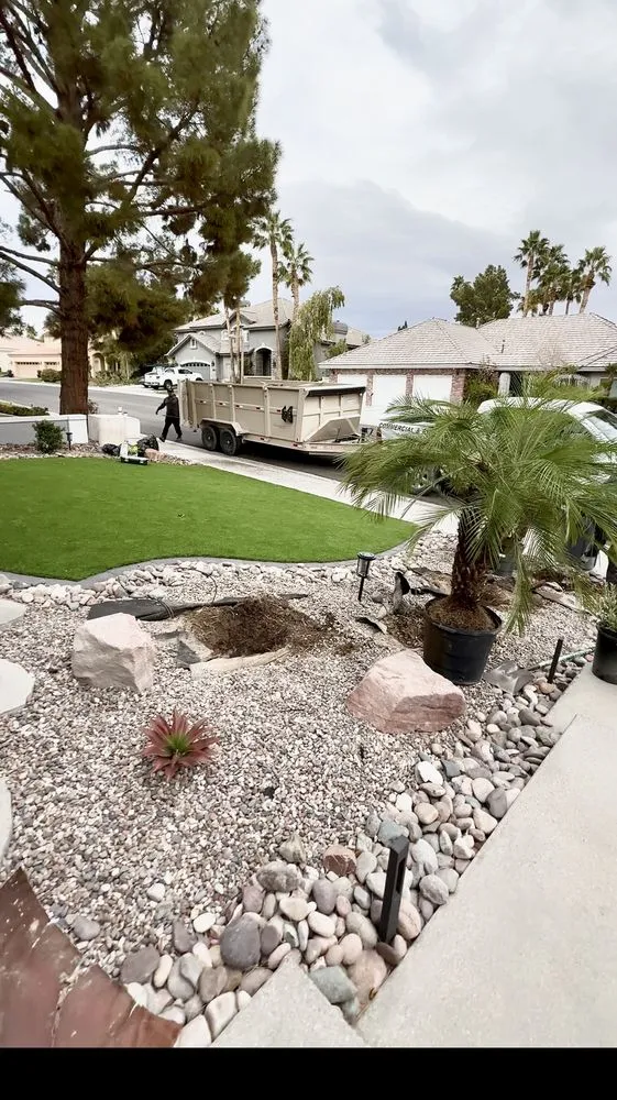 Affordable lawn mowing service for homes in Las Vegas, NV by Five Star Tree Service