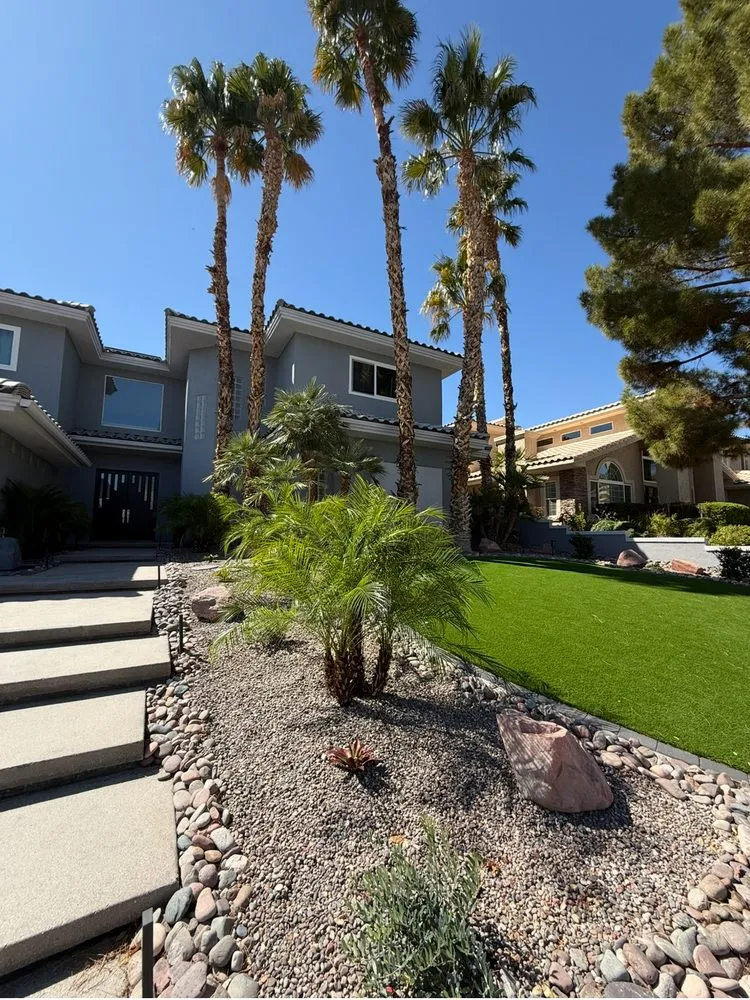 Expert lawn mowing service with custom design in Las Vegas, NV by Five Star Tree Service