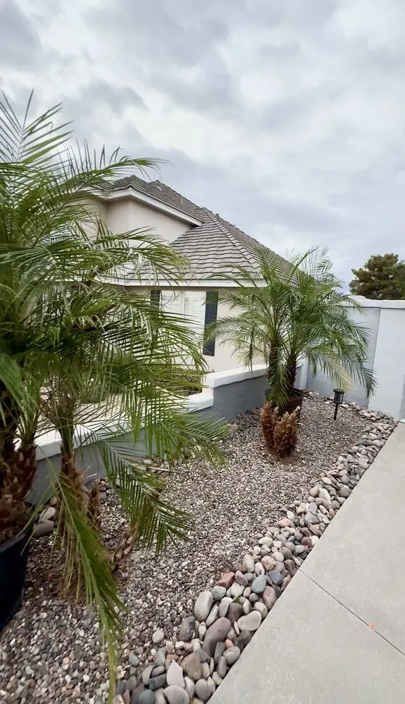 Professional landscape design for homes across Las Vegas, NV - Five Star Tree Service