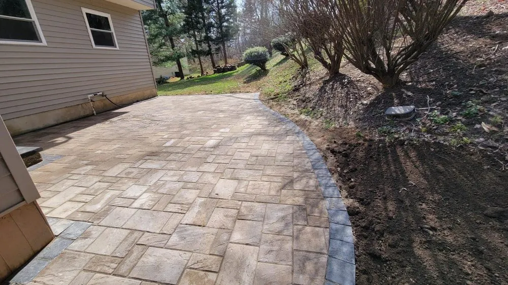 Custom residential landscaping with custom design in Drexel Hill, PA by Five Stars Landscaping & Hardscaping