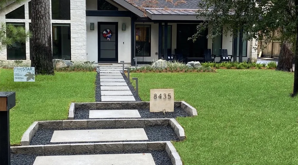 Expert landscaping services in Houston, TX by FiveSTAR Landscape