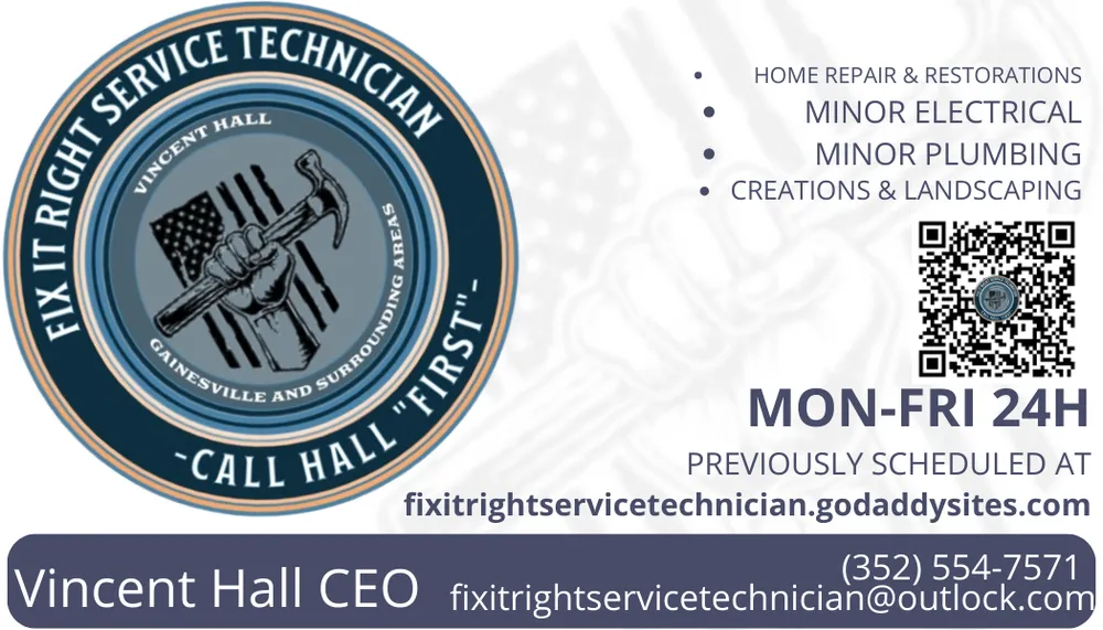 Expert residential landscaping near you in Gainesville, FL by Fix It Right Service Technician