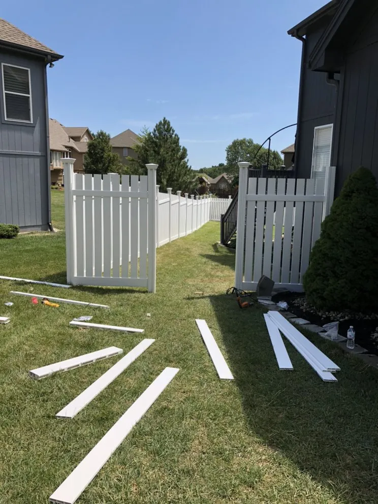 Custom landscape installation in Overland Park, KS by F&J Services