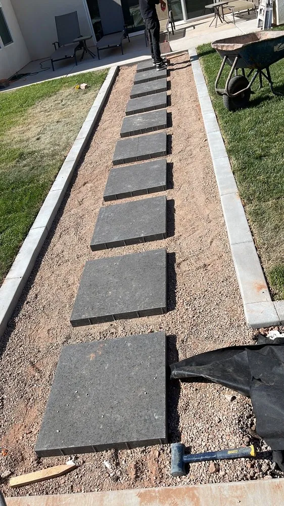 Local landscape installation with custom design in St. George, UT by FL Landscape