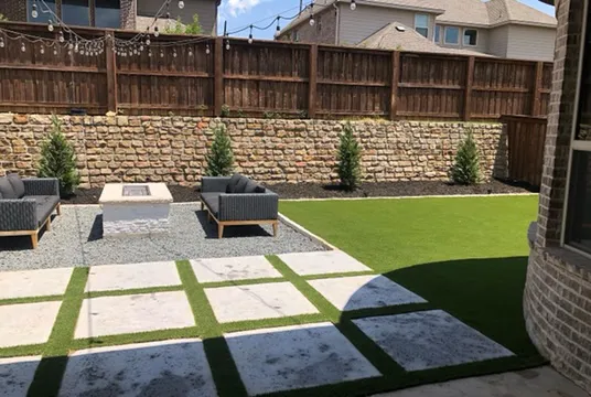 Custom garden landscaping in Grapevine, TX - FlagScaping