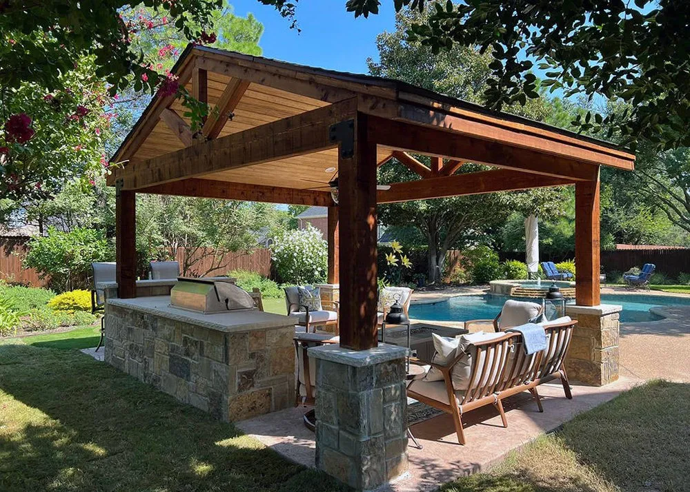 Local landscaping services with custom design in Grapevine, TX by FlagScaping